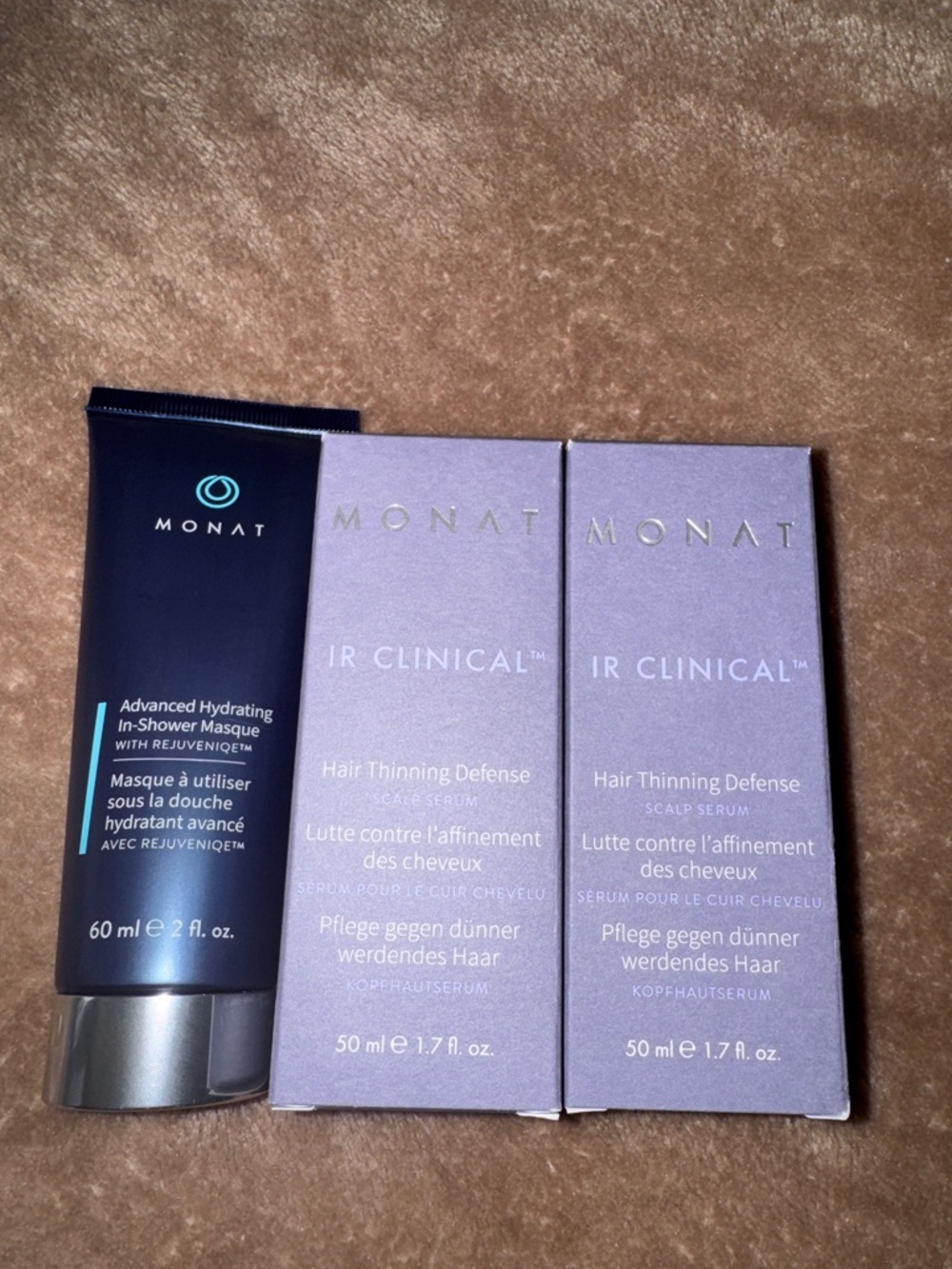 Monat Hair Thinning Defense & Hydrating In-Shower Masque - Purple